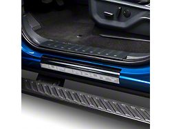 Putco Black Platinum Door Sills with Super Duty Logo (23-25 F-350 Super Duty SuperCrew)