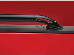 Putco Locker Side Bed Rails; Black (02-18 RAM 1500 w/ 5.7-Foot & 6.4-Foot Box & w/o Ram Box)