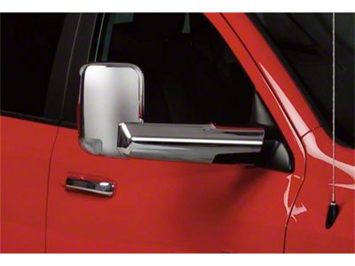 Putco Towing Mirror Covers; Chrome (10-18 RAM 1500)