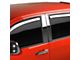 Putco Element Chrome Window Visors; Front and Rear (19-25 Sierra 1500 Double Cab)