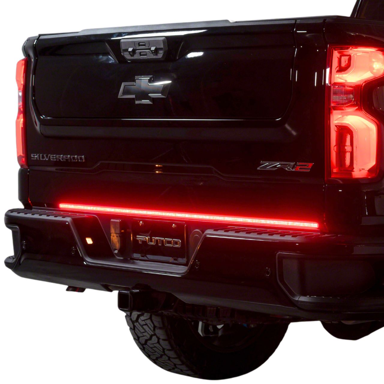 Putco Sierra 2500 Freedom Blade LED Tailgate Light Bar; 60-Inch; Red ...