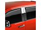 Putco Element Tinted Window Visors; Front and Rear (20-24 Silverado 2500 HD Double Cab)