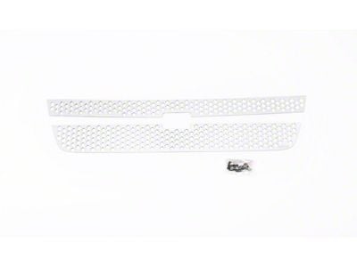 Putco Punch Design Upper Overlay Grilles; Polished (05-06 Silverado 2500 HD)