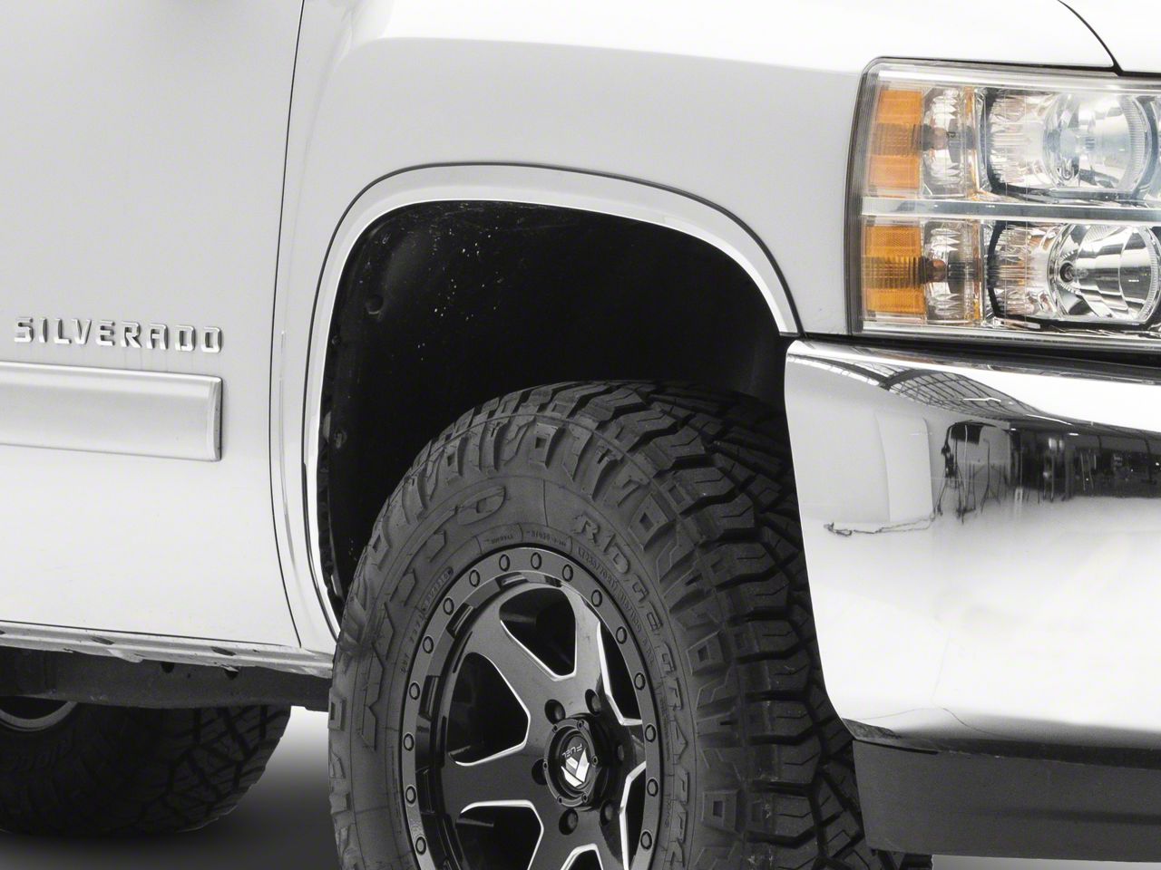 Putco Silverado 1500 Stainless Steel Fender Trim 97289 (07-13 Silverado ...