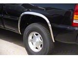 Putco Stainless Steel Fender Trim; Covers Entire Wheel Weel (99-06 Silverado 1500 Fleetside w/o OEM Fender Flares)