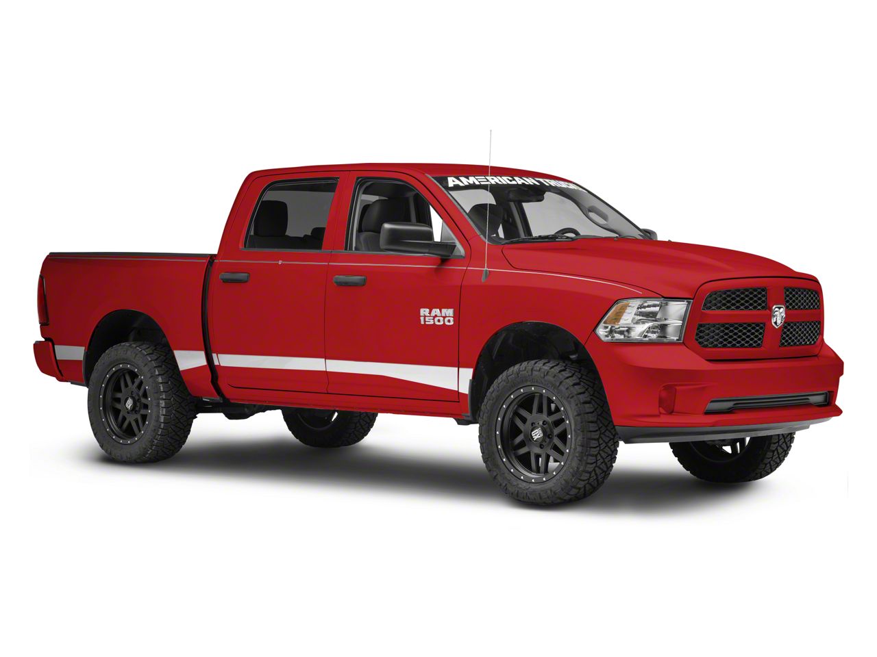 Putco RAM 1500 Stainless Steel Rocker Panels R101085 (09-18 RAM 1500 w/o  Fender Flares