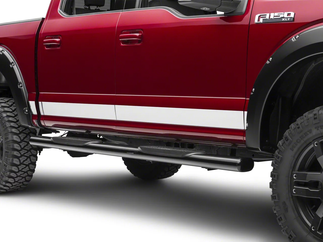 Putco F-150 PRO Stainless Steel Rocker Panels 3751444 (15-24 F-150  SuperCrew w/ 5-1/2-Foot Bed) - Free Shipping