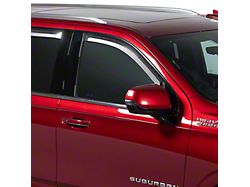 Putco Element Chrome Window Visors; Front and Rear (21-25 Yukon)