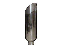 Pypes Miter Stack Exhaust Tip; 10-Inch; Polished (Fits 5-Inch Tailpipe)