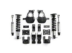 QA1 Single Adjustable Lowering Kit; 4 to 6-Inch (14-18 4WD Silverado 1500 w/ Stock Cast Aluminum or Stamped Steel Control Arms)