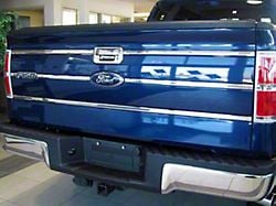 Tailgate Insert Trim; Stainless Steel (09-14 F-150)