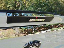 Tailgate Handle Accent Trim; Stainless Steel (17-22 F-350 Super Duty)