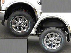 Wheel Well Fender Trim Molding; Stainless Steel (17-22 F-350 Super Duty SRW)