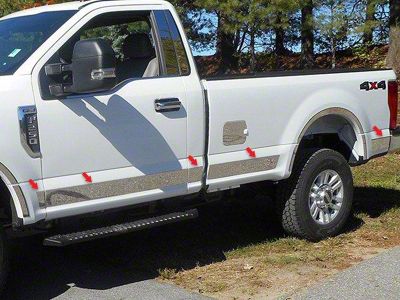 Door Handle Covers; Chrome (07-13 Sierra 1500 Regular Cab)