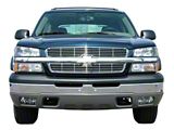 Billet Upper Grille Overlay; Stainless Steel (03-05 Silverado 1500)