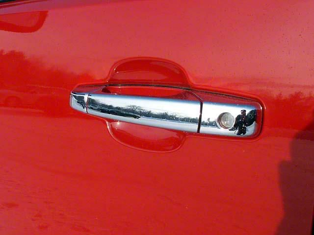 Door Handle Covers; Chrome (07-13 Silverado 1500 Crew Cab)