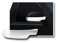 Bottom Half Mirror Covers; Chrome (07-13 Silverado 1500)