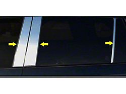 Pillar Post Trim; Stainless Steel (99-06 Silverado 1500 Extended Cab)