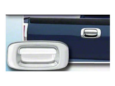 Tailgate Handle Cover; Chrome (99-06 Silverado 1500)