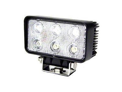 Quake LED 4.50-Inch Fracture Series Work Light; Flood Beam (Universal; Some Adaptation May Be Required)