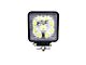 Quake LED 4-Inch Fracture Series Work Light; Bright Warm White; Flood Beam (Universal; Some Adaptation May Be Required)