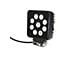 Quake LED 4-Inch Fracture Series RGB Square Work Light; Spot Beam (Universal; Some Adaptation May Be Required)