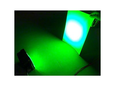 Quake LED 4-Inch Fracture Series Work Light; 30-Degree Green Spot Beam (Universal; Some Adaptation May Be Required)