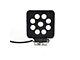 Quake LED 4-Inch Fracture Series RGB Square Work Light; Spot Beam (Universal; Some Adaptation May Be Required)