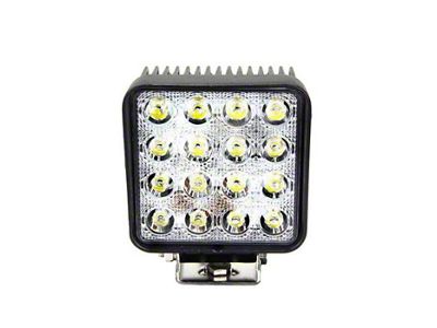 Quake LED 4-Inch Fracture Series Work Light; Spot Beam (Universal; Some Adaptation May Be Required)