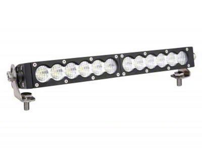 Quake LED 13-Inch Carbon Series Single Row LED Light Bar; Spot Beam (Universal; Some Adaptation May Be Required)