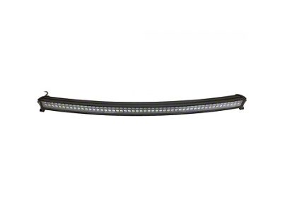 Quake LED 54-Inch Blackout Series Curved Dual Row LED Light Bar; Spot Beam (Universal; Some Adaptation May Be Required)