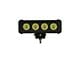 Quake LED 9-Inch Rouge Series Single Row LED Light Bar; Spot Beam (Universal; Some Adaptation May Be Required)