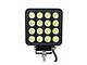 Quake LED 4-Inch Fracture Series RGB Square Work Light; 48-Watt; Spot Beam (Universal; Some Adaptation May Be Required)