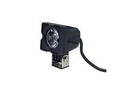 Quake LED 2-Inch Quantum Series Square Auxiliary Light; 10-Watt; Flood Beam (Universal; Some Adaptation May Be Required)