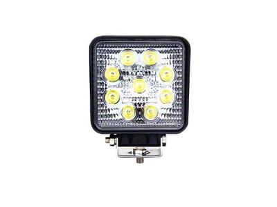 Quake LED 4-Inch Fracture Series Work Light; Bright Warm White; Flood Beam (Universal; Some Adaptation May Be Required)