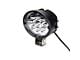 Quake LED 5.50-Inch Pulsar Series Work Light; 27-Watt; Flood Beam (Universal; Some Adaptation May Be Required)