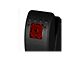 Quake LED 2-Way Red Square Rocker Switch; Red (Universal; Some Adaptation May Be Required)