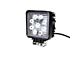 Quake LED 4-Inch Fracture Series Work Light; Bright White; Flood Beam (Universal; Some Adaptation May Be Required)