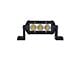 Quake LED 4.50-Inch Obsidian Series Single Row LED Light Bar; Spot Beam (Universal; Some Adaptation May Be Required)