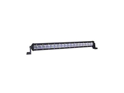 Quake LED 20-Inch Obsidian Series Single Row LED Light Bar; Combo Beam (Universal; Some Adaptation May Be Required)