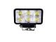 Quake LED 4.50-Inch Fracture Series Work Light; Spot Beam (Universal; Some Adaptation May Be Required)