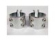 Quake LED 1-1/8-Inch Bar Clamp; Chrome (Universal; Some Adaptation May Be Required)