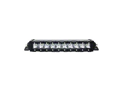 Quake LED 13-Inch Monolith Slim Series Single Row LED Light Bar; Super Spot Beam (Universal; Some Adaptation May Be Required)