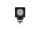 Quake LED 2-Inch Quantum Series Square Auxiliary Light; 10-Watt; Flood Beam (Universal; Some Adaptation May Be Required)