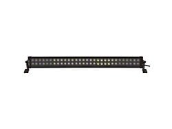 Quake LED 32-Inch Blackout Series Dual Row LED Light Bar; Combo Beam (Universal; Some Adaptation May Be Required)