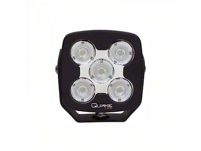 Quake LED 4.50-Inch Megaton Series Work Light; Flood Beam (Universal; Some Adaptation May Be Required)