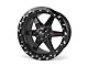 Race Star 93 Truck Star Gloss Black 6-Lug Wheel; 17x9.5; 25mm Offset (07-13 Sierra 1500)