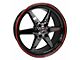 Race Star 93 Truck Star Gloss Black 6-Lug Wheel; 20x9; 23mm Offset (14-18 Silverado 1500)