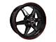 Race Star 93 Truck Star Gloss Black 6-Lug Wheel; Front Only; 17x4.5; -25.4mm Offset (2024 Ranger)