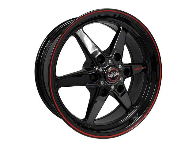 Race Star 93 Truck Star Gloss Black 6-Lug Wheel; Front Only; 17x7; 0mm Offset (19-23 Ranger)